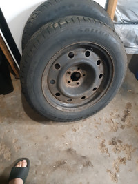 215/65r17 snow tires on rims