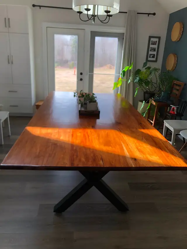 X-Large Harvest Table- solid wood in Dining Tables & Sets in Winnipeg - Image 2