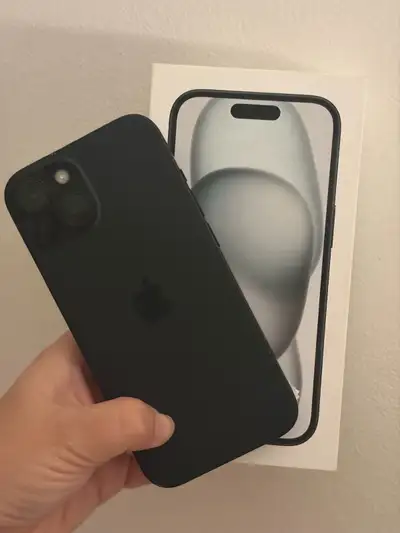 Black IPhone 15, View more