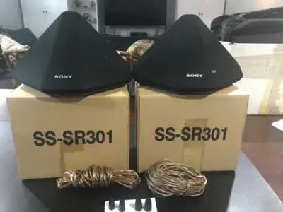 Paire  Haut-Parleurs pyramidal noir, Sony SS-SR 301 Neuf, View more