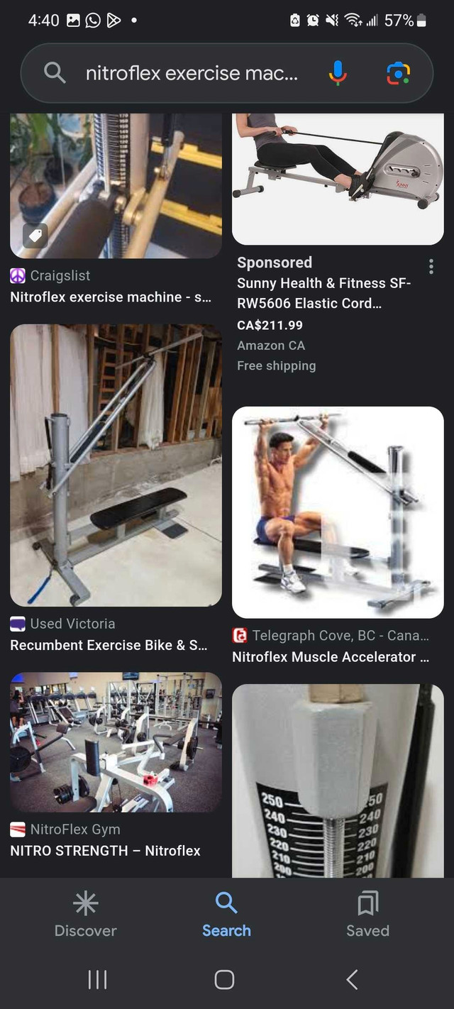 Nitroflex Gym equipment in Garage Sales in Oakville / Halton Region - Image 3
