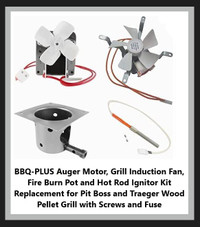 (NEW) Auger Motor Induction Fan Hot Rod Ignitor Pit Boss Traeger