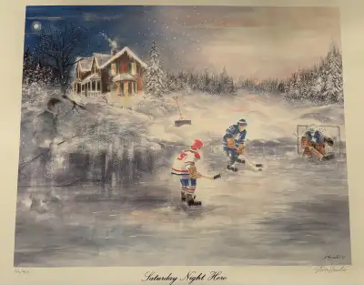 “Saturday Night Hero” limited edition print , View more