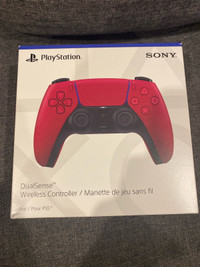 Manette ps5 rouge casiment neuve 