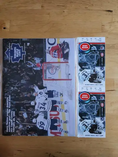 Toronto Maple Leafs Program and Stubs - Montreal at Toronto, View more