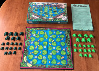 Vintage Pond Checkers Game from 1997 by Alive Games, Complete