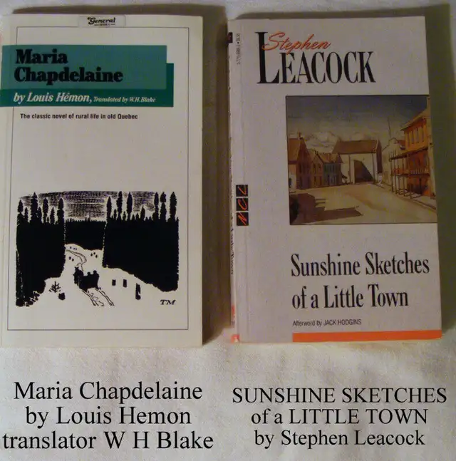 Canadian classic books Maria Chapdelaine and Sunshine Sketches in Fiction in City of Toronto - Image 3