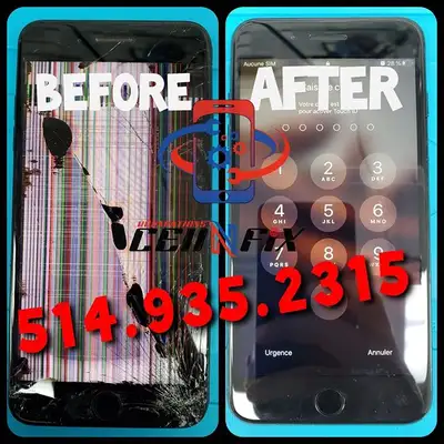 ***SPECIAL** IPHONE Cracked Broken Screen Repair *EXPRESS SERVICE ****S**SPECIAL** IPHONE Cracked Br...