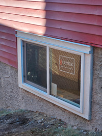 Egress Basement Window Concrete Cutting