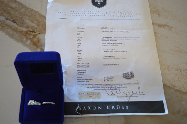 beautiful wedding/engagement ring combo in Jewellery & Watches in City of Halifax - Image 3