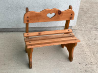 Rustic Miniature Pine Constructed Bench