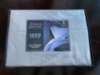 NEW Sterling Manor King size Set + bed foot cover 