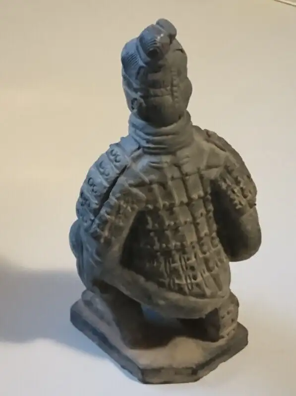 Vintage 6 1/2" Tall Chinese Terracotta Clay Warrior Army Soldier in Arts & Collectibles in Oshawa / Durham Region - Image 5