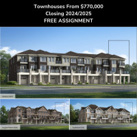 Freehold Townhomes From 770k | 2024/2025 Closings |