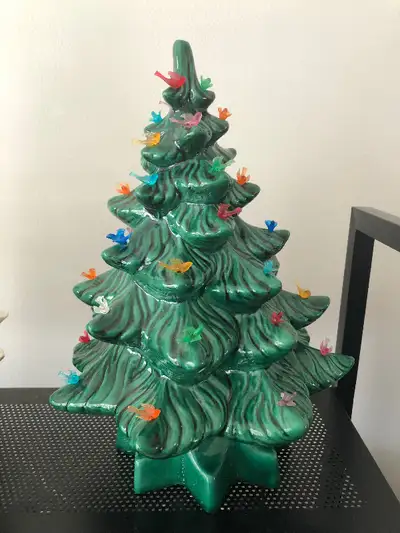 Vintage Ceramic Christmas Tree (13” tall), View more
