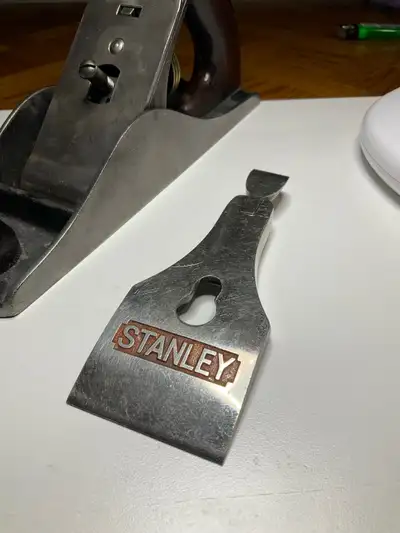 Stanley Plane Type 15 plated #4/5 Lever cap Excellent condition., View more