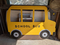 Kids play school bus