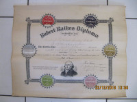 Vintage Robert Raikes Diploma Roll Of HonourMethodistChurch 1910