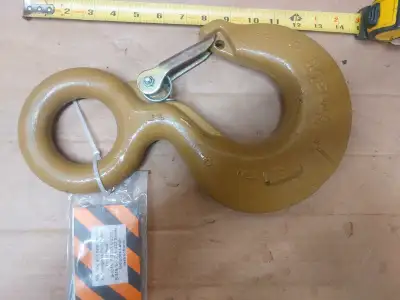 2 new hoist hooks, Crosby make. 15ton lifting capacity. $325 each