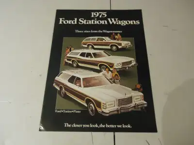 1975 Ford Station Wagons Brochure. NEW. Can Mail in Canada, View more
