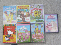 An Assortment of Animated Children's Movies on DVD