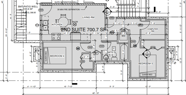 2Br Bsmt Suite incudes utilities