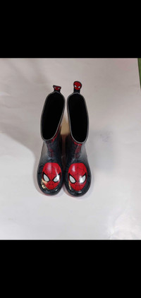 Spiderman rain boots，children size: US 13/EU 32