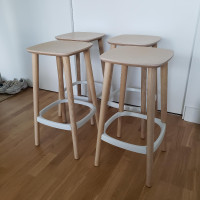 Pedrali Babila Counter Height Stools - Made in Italy - Set of 4