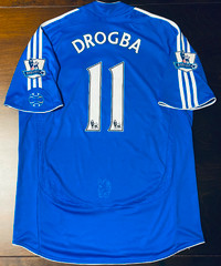 2006-2008 - Vintage Chelsea FC Home Soccer Jersey - Drogba - M