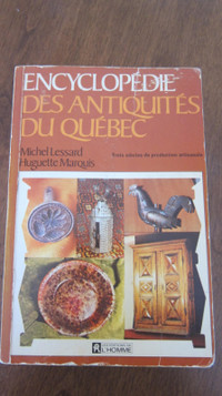 Encyclopedie des Antiquites du Quebec , 1ere Edition  1977