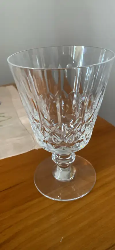 Cross and Olive Wine Glass, View more