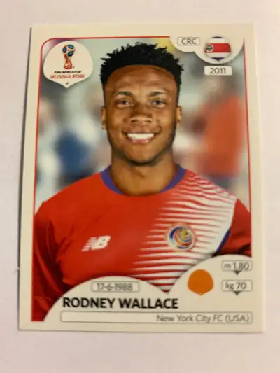 2018 PANINI FIFA WORLD CUP RUSSIA STICKERS R. WALLACE #408 COSTA RICA NM/MT. Hello buyer, If you see...