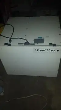 WOOD DOCTOR OUTDOOR FURNACR LARGE CABINET HEATER