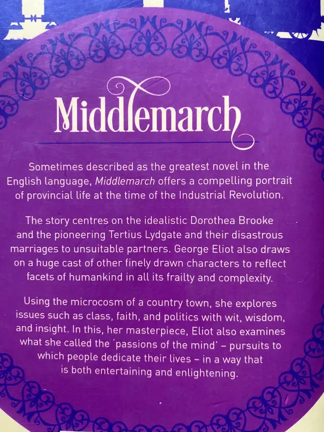 Middlemarch by George Eliot63417635856897121