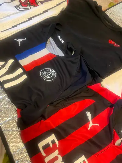 Red Wish Men's Streetwear & Jersey Collection (4) - Nike PSG, Pu, View more