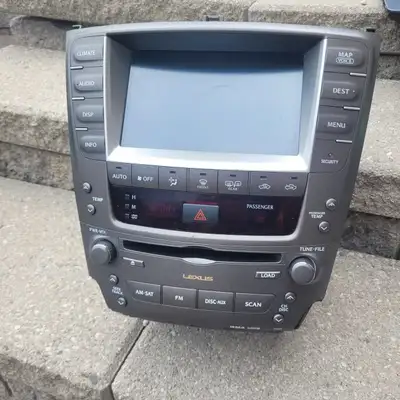 2007 Lexus IS 250 OEM part out; Navigation screen/ display radio -$250 Steering wheel Air bag - $100...