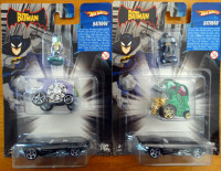 Hot Wheels DC The Batman Animated die cast with figure $25 each