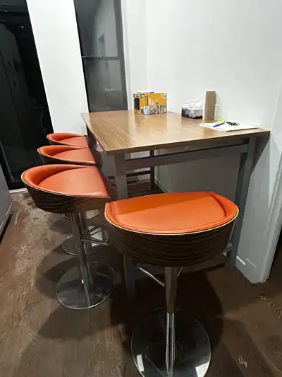 Bar Table and Chairs Set, View more