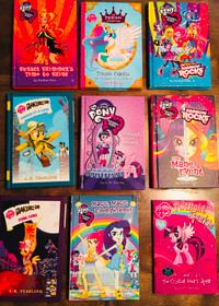 8 Hardcover +1 Paperback My Little Pony Books