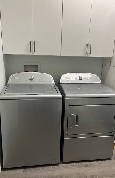Whirlpool cabrio washer dryer set, great working condition, View more