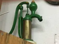 Antique pump brass and paint