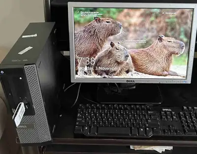 Dell computer and monitor, View more