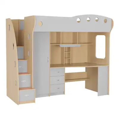 lit bureau superposé , View more