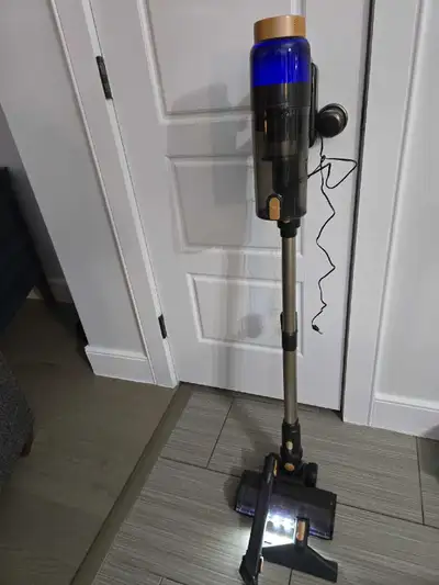This cordless vacuum is perfect for quick cleanups around the house, featuring a strong suction and...