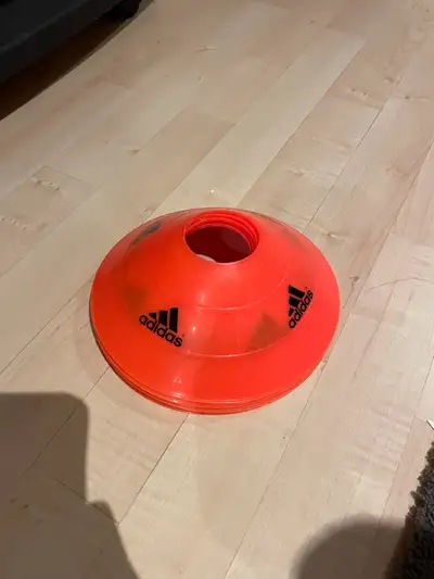 Stack of 5 adidas cones, View more