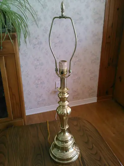 Lamp, brass, View more