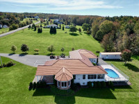 Spectacular rancher style home, on an impressive 3.6 acres
