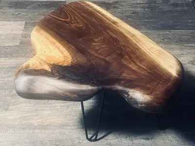 Black walnut live edge table , View more