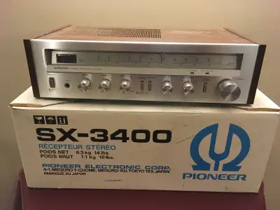 New In The Box Pioneer Stereo Receiver SX-3400, View more