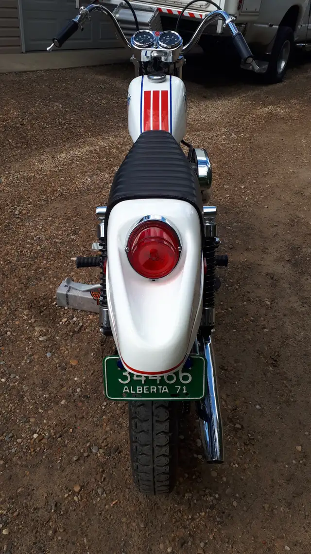 1971 Harley Davidson XLCH Boattail in Street, Cruisers & Choppers in Red Deer - Image 4